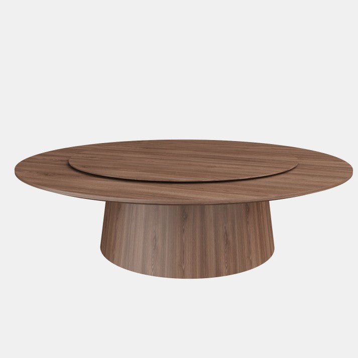 Customized hotel dining table large round table electric turntable high-end desktop large box family banquet hotel hot pot table