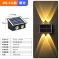 Solar outdoor lights - patio wall washers, balcony ambient lighting, garden smart lighting, minimalist stair and step lights
