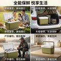 Outdoor camping cooler box ice bag refrigerator ice crystal block fresh-keeping box commercial vehicle car stall movable small refrigerator bucket