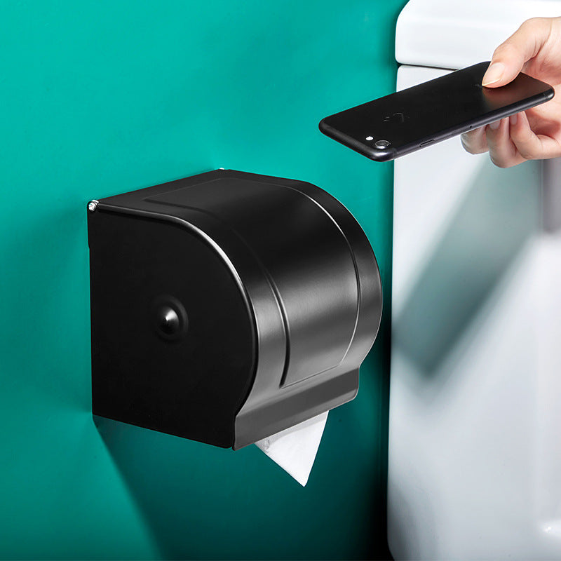 No punching toilet carton, toilet wall-mounted paper drawing roll box, tissue holder, toilet waterproof household straw carton