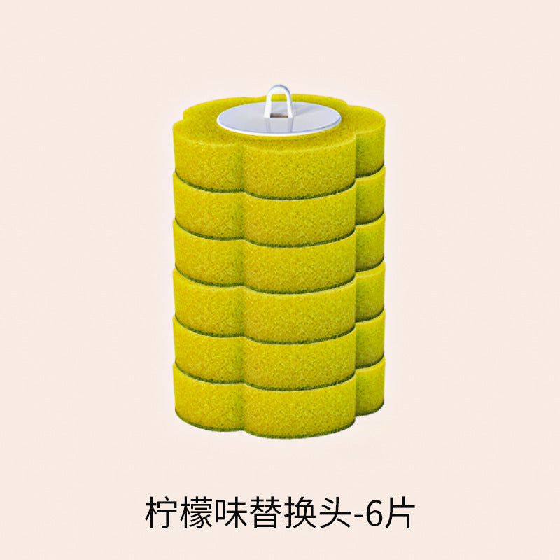 Toilet cleaning brush No dead ends Decontamination Household disposable toilet brush Throwable replacement cotton sheet