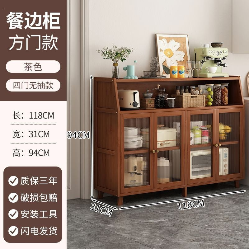 Kitchen sideboard retro side cabinet living room locker floor cabinet coffee wall all-in-one locker tea cabinet