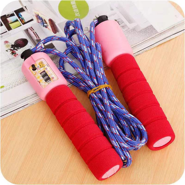 Primary and secondary school students school skipping rope adjustable count skipping rope fitness beginner skipping rope wholesale pattern rope gift