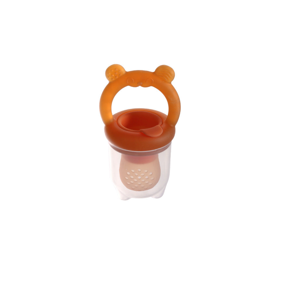 Dongguan manufacturer's new silicone bite Le bear complementary food baking mold baby fruit and vegetable bite Le complementary food device