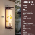 Outdoor wall light solar waterproof modern courtyard chinese style balcony villa pillar exterior wall gate outdoor patio light