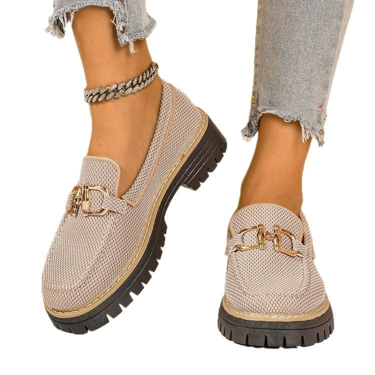 spring/autumn new arrival: women's plus-size loafers for cross-border e-commerce. wholesale available. dropshipping to  and  supported. size 43
