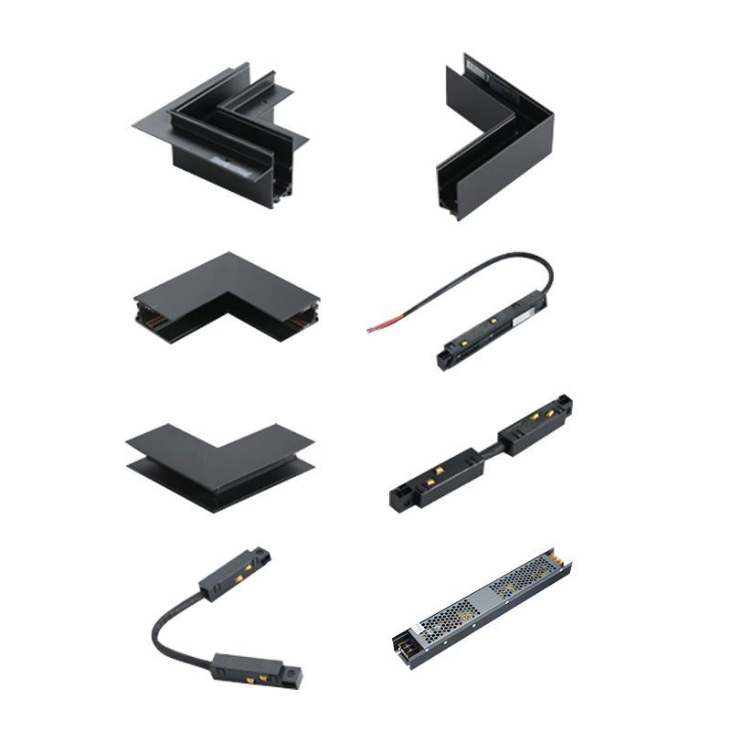 Magnetic track light Embedded track connector Intelligent no main light lighting 20 wide concealed surface mounted track accessories