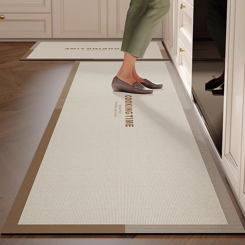 Kitchen floor mat non-slip oil-proof  new diatom mud wipeable no-wash special mat water-absorbent no-wash floor mat
