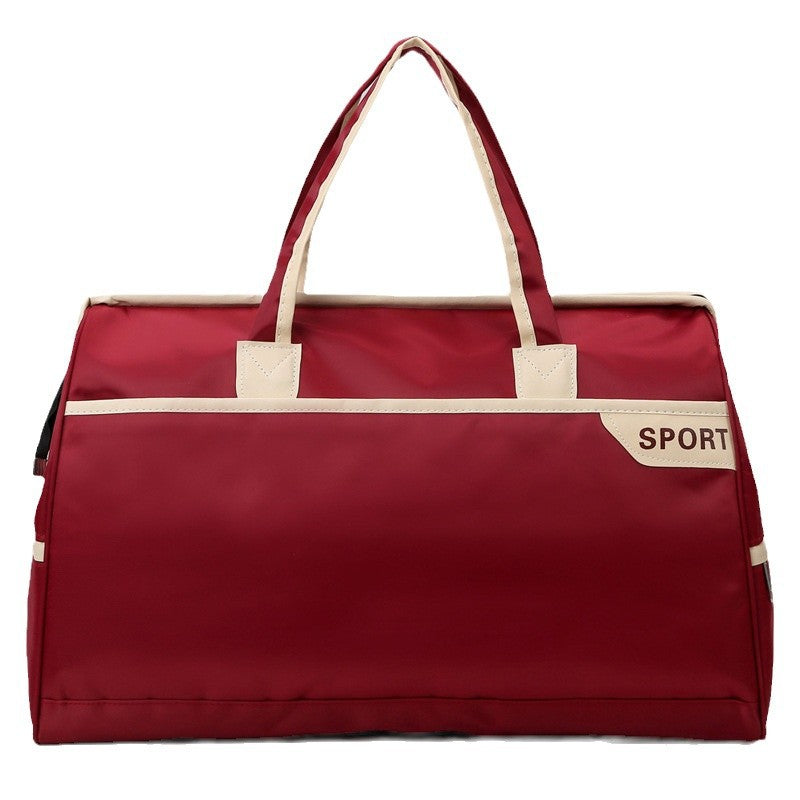 Short-distance travel bag Women's shoulder carry large-capacity fashionable Korean version travel bag Men's outdoor travel business travel luggage