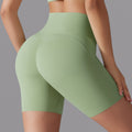 New arrival free underwear without embarrassing lines high waist tight zero-sense three-quarter pants sports running fitness yoga shorts for women