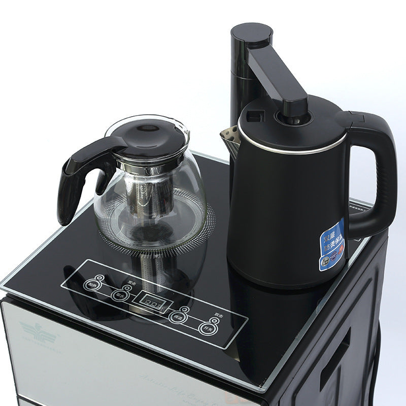 Tea bar machine for home fully automatic water supply voice remote control intelligent instant heating drinking water vertical water kettle bottom water bucket