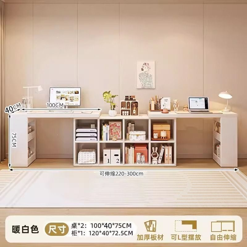 Corner desk home study table bedroom girls dressing table bookcase all-in-one free combination corner computer desk
