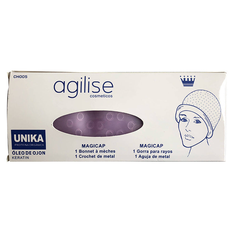 Factory direct sales silicone highlight dyeing cap, special silicone artifact for barber shop, highlight dyeing hat with dye needle hair dyeing tool