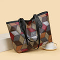 New arrival cross-border women's bag large capacity fashion texture shoulder bag retrotrendysatchel bag casualeasiest for match tote bag
