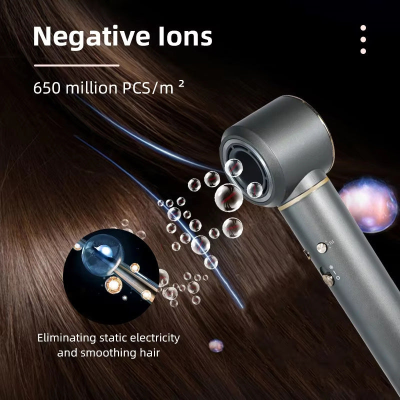 Curling iron 5-in-1 high-speed hair dryer, negative ion hair care, high wind and high power quick-drying 3-in-1 hair dryer