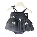 Princess dress mesh bodysuit baby summer romper lightweight baby suspender one-piece first birthday outfit tulle skirt girl trendy