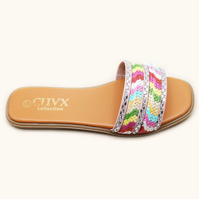 High-quality Hot selling Nigeria slippers spot wholesale women's rhinestone slippers