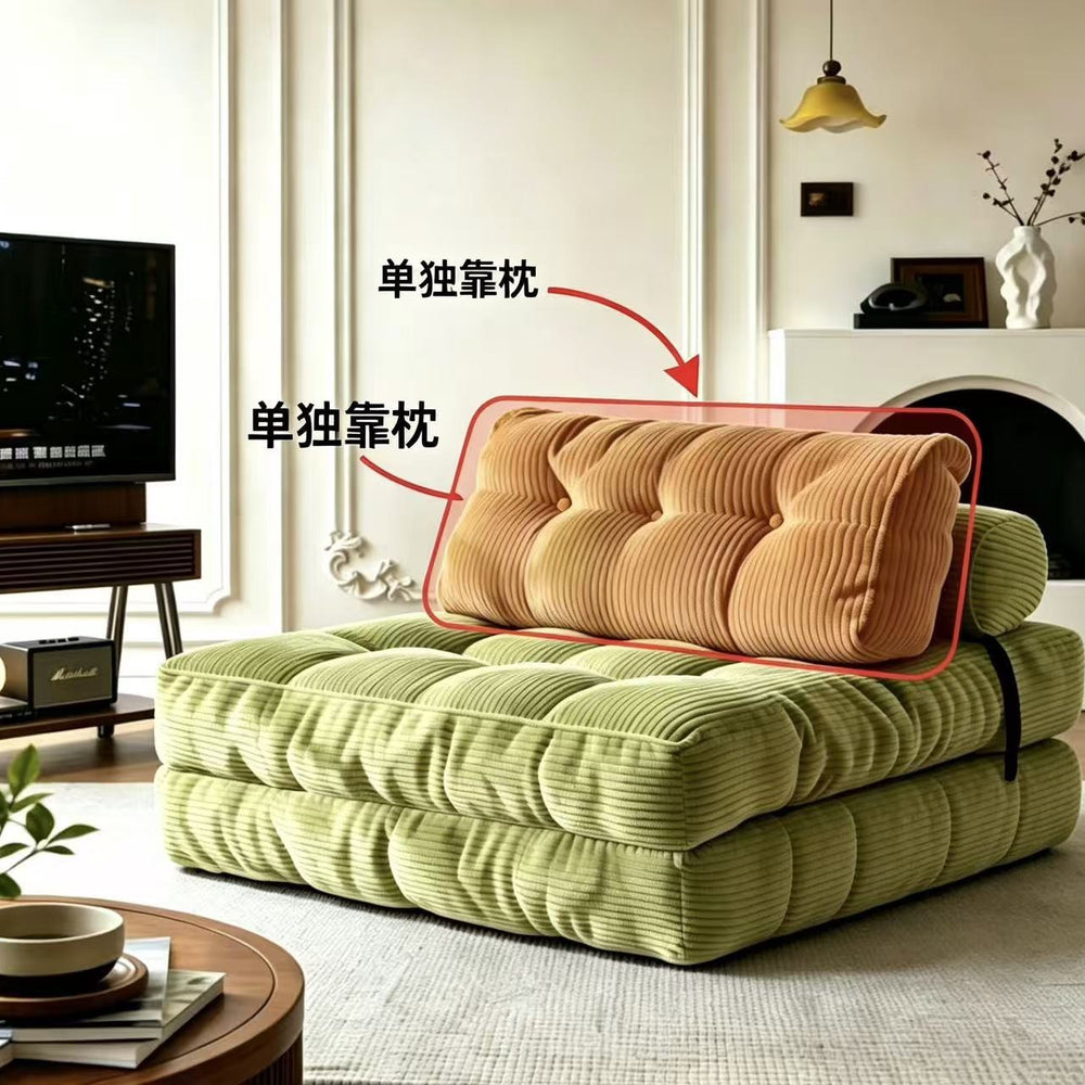 Lazy sofa single living room dual-purpose foldable sofa bed casual tatami reclining human dog house compression sofa