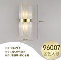 Accessible luxury style crystal wall lamp casual living room tv background wall bedroom bedside corridor aisle staircase wall lamp