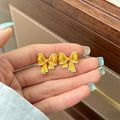 New bowknot pendant sweet zircon women's necklace - light luxury, high-end, versatile, niche style, elegant clavicle chain