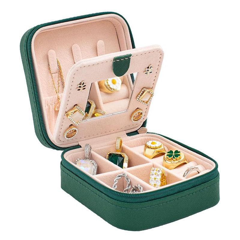 Portable Jewelry Storage Bag Travel Packing Bag Exquisite Earrings Necklace Jewelry Portable Storage Bag Multifunctional