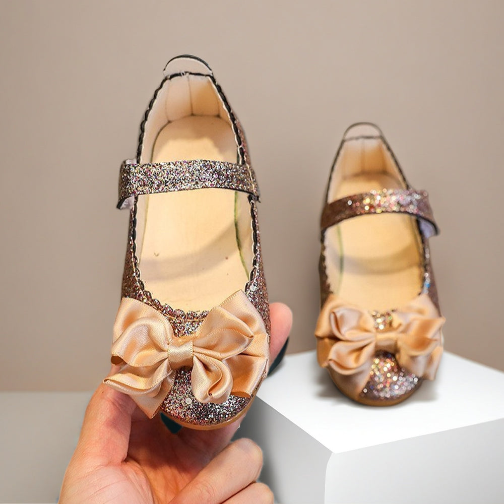 Girls' black leather shoes, toddler and children's performance shoes, white student flats, formal flower girl shoes, school shoes with rubber soles