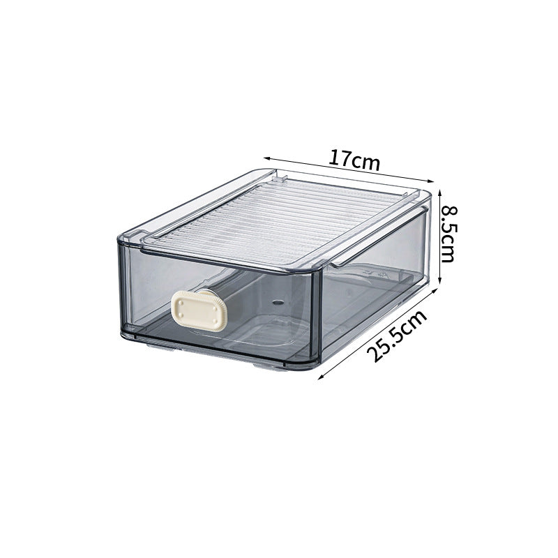 Portable drawer type medicine box dust-proof medicine box storage box household multi-functional transparent large storage box combination