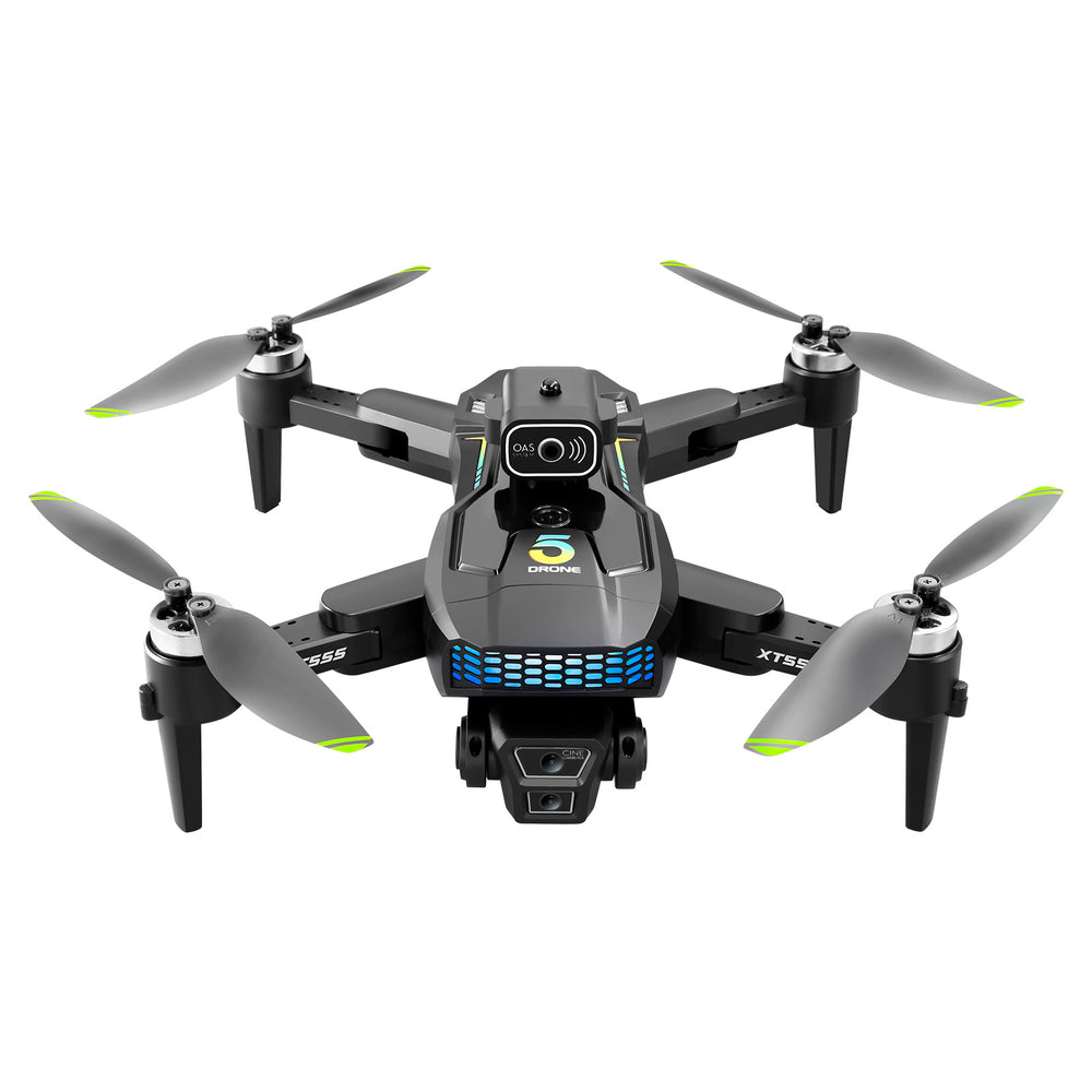 Xt555 drone: gps return-to-home, hd dual camera aerial photography, long-endurance quadcopter with large screen remote control