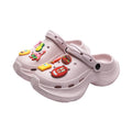 Spongebob squarepants thick sole goddess nightclub high heels crocs summer heightened toe beach sandals women's slippers