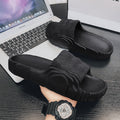 Summernew arrivaltrendy flip-flops kanye stepped on shit slippers plus sizek-stylefashionthick soleeasiest for matchcouple slippers
