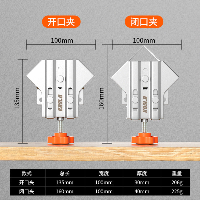 Right Angle Holder 90 Degree Welding Clamp Woodworking Welder Clamp Clamp Auxiliary Tools Stainless Steel Right Angle Clamp