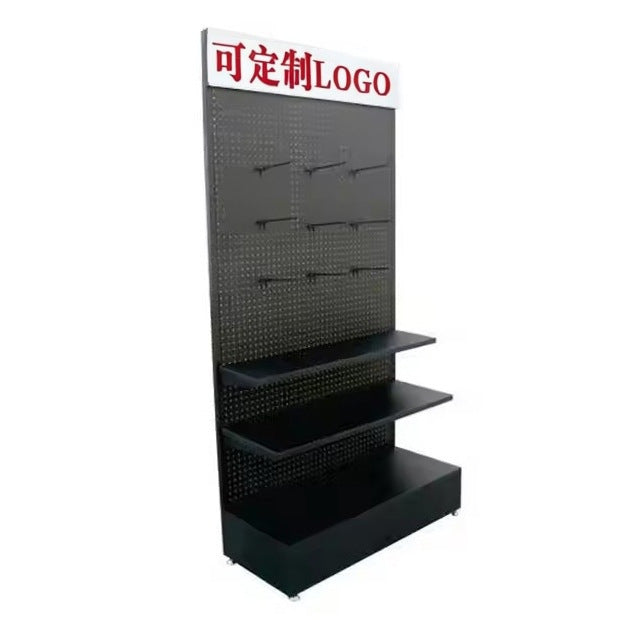 Source Factory Retail Store Display Rack Single and Double Sided Stationery Store Hole Board Rack Shelf Display Rack Display Cabinet