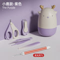 Baby nail clipper set - safe, anti-pinch, includes nail clippers, pliers, and nail file - newborn to toddler
