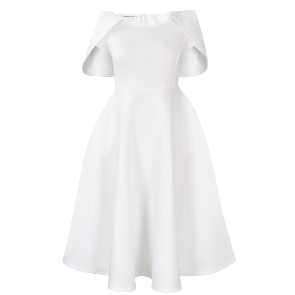 D498  new arrivalfashionelegant socialite banquet party large swing dress cloak exportdress