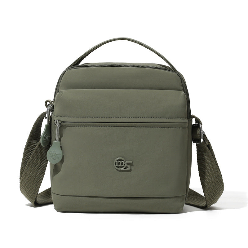 Cross-border high-end bag women's summer 2025 new fashion messenger bag Korean version cloth bag popular portable small backpack