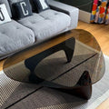 Glass coffee table - modern minimalist design, nordic style, designer inspired, trending online, perfect for small living spaces, ideal for home use