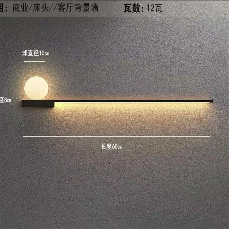 Ximeike high-end nordic style wall lamp, efficient and dimmable, 15w-20w, multi-color temperature, 20-30㎡ irradiation