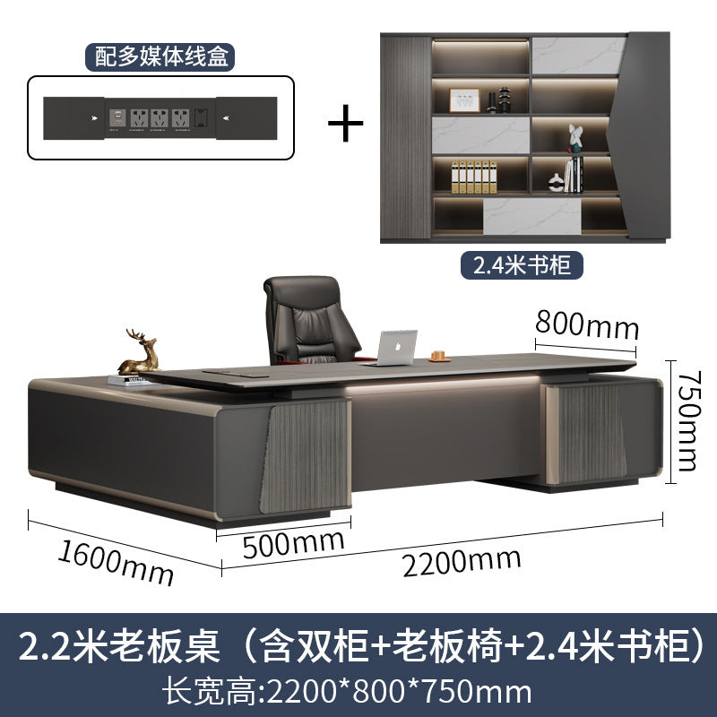 Accessible luxuryclassyelegant paint boss table office desk and chair combination classy executive desk casualpresident desk