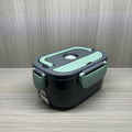 Car-mounted household electric lunch box 304 stainless steel heated lunch box dual voltage thermal insulation handy gadget for bringing meals to work