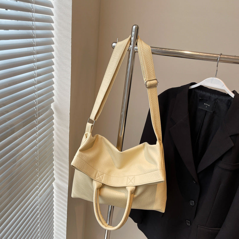 Cross-border large-capacity bag women's summer 2025 new versatile messenger bag casual shoulder commuter tote bag