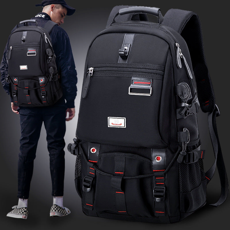 Cross-border new travel duffel bag Europe and America large-capacity outdoor backpack laptop backpack multi-function bag