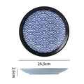 10inch shallow plate-water ripple