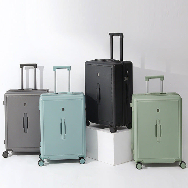 New export  suitcase women's thickened suitcase 20-inch boarding case universal wheel trolley case men's password case