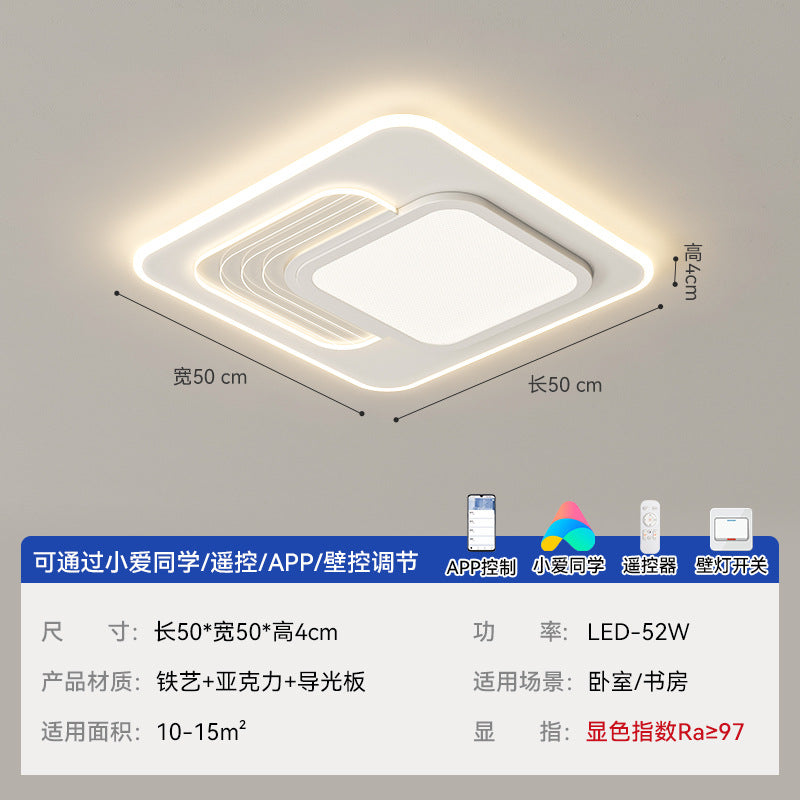 Zhongshan Lighting Atmospheric Living Room Main Light 2025 New Ceiling Light Simple Modern Bedroom Light Whole House Lighting Package