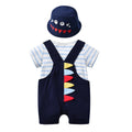 Luoding children's wear short-sleeve baby overalls newborn set boys' clothes dinosaur toddler two-piece infant clothing