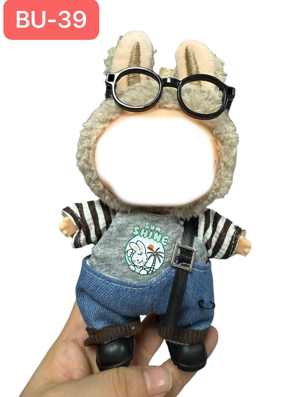Only clothes for sale labubu doll clothes 17cm doll labubu sitting party generation 2 replacement clothes suit