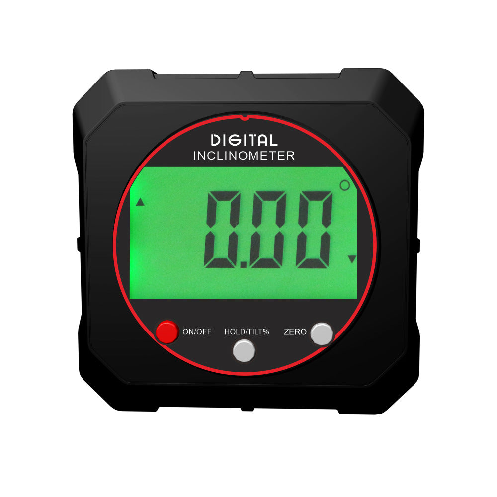 HUOTO Digital Display Inclination Box, Protractor Digital Display Inclination Meter Inclination Box, Angle Meter, Slope Meter, Level Meter