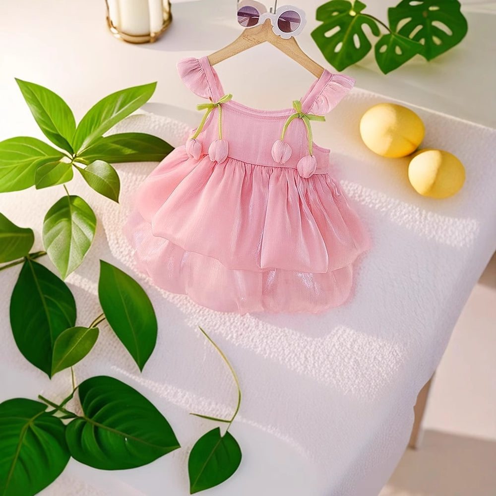 Baby girl summer sweet dress infant princess outfit super cute summer sundress stylish adorable tank dress