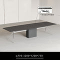 Conference table - minimalist modern office desk, conference room table and chair set, office furniture, large rectangular negotiation and training table