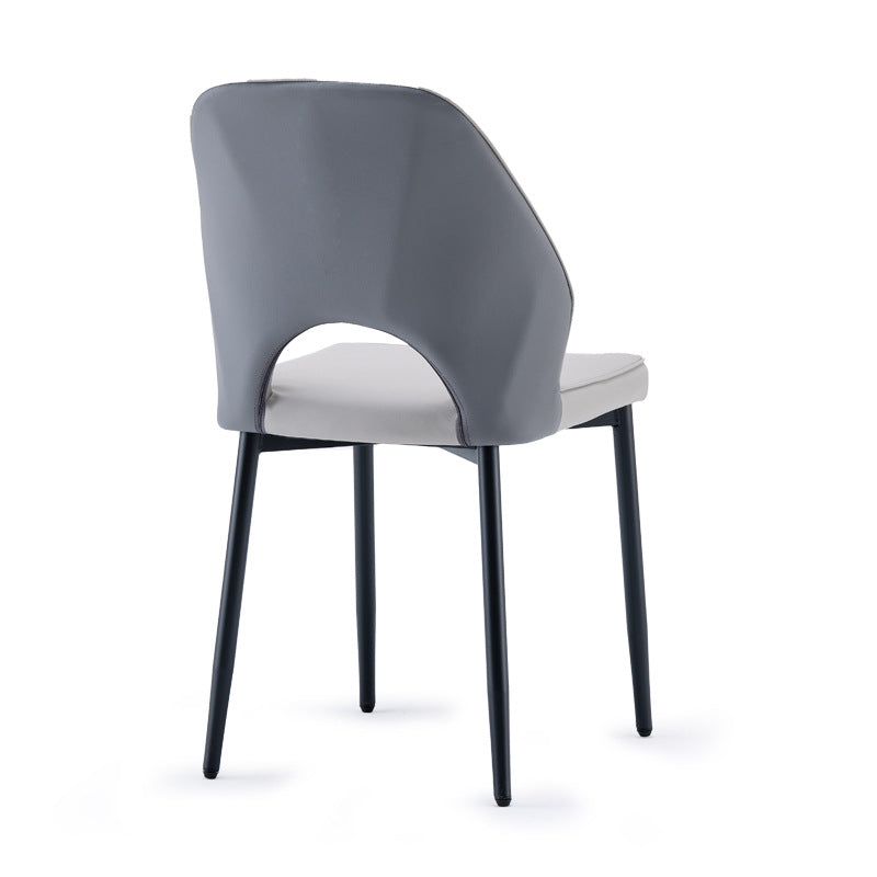 Manufacturer wholesale backrest lazy stool popularcasual creative scandinavianins style restaurant creative cut out dining chair